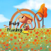 Children Bees logo de colaborador baby monkey